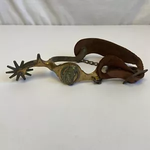 Vintage August Buermann North & Judd Herkules Bronze Spur 10 Punkt - Single Spur - Bild 1 von 10