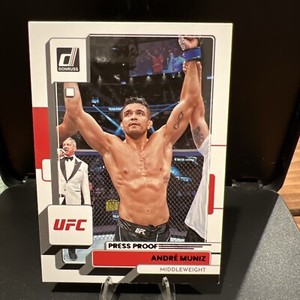 2023 Panini Donruss UFC Andre Muniz Press Proof Purple #166