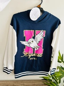 NEW Harry Potter Size 10 Girls Hogwarts Hedwig Hoodie Jumper FREE TRACKED POST - Picture 1 of 5