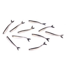 10X 80mm Soft Fishing Lure Minnow Saltwater Freshwater Worms Artificial BaiH-YN