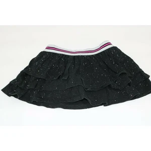 Cat & Jack Girl’s Black Sparkle Ruffled Tiered Kid’s Youth Size Small 6/6x - Picture 1 of 5