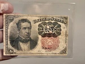 1874 5th Issue 10-Cent Fractional Currency Note  - Picture 1 of 5
