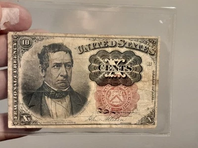 1874 5th Issue 10-Cent Fractional Currency Note  - Image 1 of 4