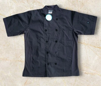 Abrigo de Chef Cook Cool By Happy Chef Talla Pequeña # 543 Ventilado Absorbe la Humedad Nuevo con Etiquetas Foto 1 de 4