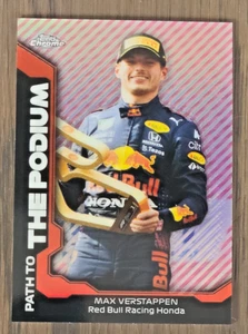 2021 Topps Chrome Formula 1 - Max Verstappen Path To The Podium #PTP-MV - Picture 1 of 2