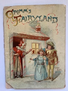 GRIMM'S FAIRYLAND, children's illustrated storybook, R. Tuck, circa 1895 - Foto 1 di 16