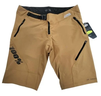 Pantalones cortos de bicicleta de montaña 100 % Airmatic para hombre - talla 36 - caramelo - MTB BMX ciclismo Foto 1 de 3