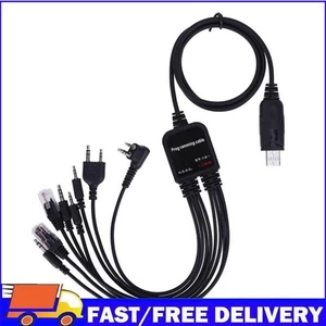 8 in 1 USB Programming Cable for for Kenwood TYT QYT Radio - Zdjęcie 1 z 9