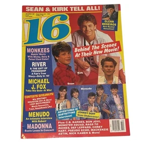 16 Magazin Oktober 1987 Menudo Glenn Meideros River Phoenix Kirk Cameron - Bild 1 von 7