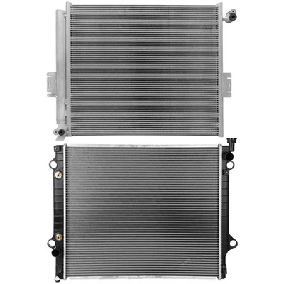 Radiator + AC Condenser Cooling Kit Aluminum For 2005-2012 Toyota Tacoma - Изображение 1 из 4
