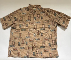 Vintage Reyn Spooner Hawaiihemd Regency Cotton Lawn 3XL Golf Golfer Preppy - Bild 1 von 10