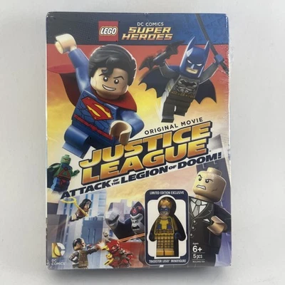 Lego DC Super Heroes DVD Minifig Justice League Attack Of The Legion Of Doom - Image 1 of 4