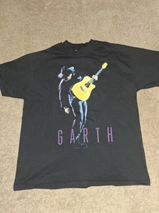 Vintage Garth Brooks Tour schwarz Baumwolle T-Shirt Größe Erwachsene XL Hanes BEEFY 1997 - Bild 1 von 8
