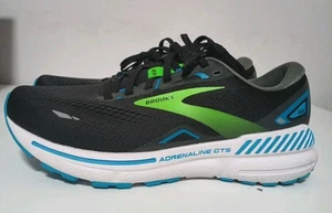 Brooks Adrenaline GTS 23 Laufschuhe Turnschuhe Herren Größe 7,5 4E schwarz grün Fitnessstudio - Bild 1 von 7