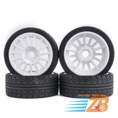 Rueda de neumáticos de coche de rally buggy todoterreno 104 mm 1/8 RC hexagonal de 17 mm para ARRMA Redcat Team Foto 1 de 4