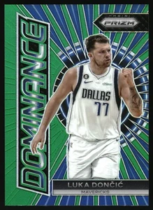 2023-24 Panini Prizm - Dominance Luka Dončić #2 Green Prizm - Picture 1 of 2