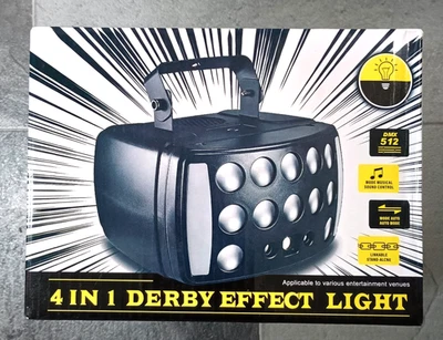 Stage Light DJ Light, WorldLite 4in1 RGBW Derby Beam LED Strobe & Marquee Effect - Image 1 of 4