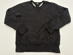 Herren UES 60WH Doppel Waben Thermo Pullover Schwarz Größe Large Hergestellt in Japan - Bild 1 von 7