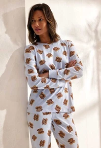 Pigiama donna in jersey di cotone Enrico Coveri EP5247 - Picture 1 of 1