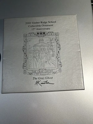 Timber Ridge 2010 School Collectible Ornament 'The Gray Ghost' - Mort Kunstler - Image 1 of 3