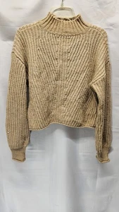 Grobstrickpullover Damen SO Größe S camelbraun - Bild 1 von 4