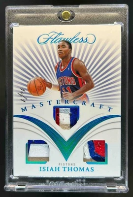 Parche #1/1 Flawless Isiah Thomas Mastercraft 2024-25 Foto 1 de 2