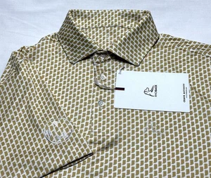 Rhoback IND Indiana Polo Golf Shirt Performance State AOP NWT LOGO On SLEEVE - Picture 1 of 10