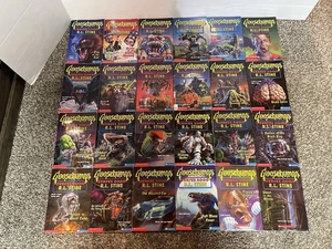 25 Bücher komplette Serie 2000 R.L. Stine Gänsehaut Bücher - EINIGE VERSIEGELT! - Bild 1 von 2