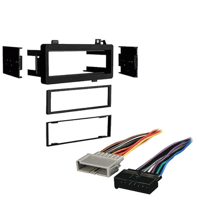 Fits Dodge Spirit 1989-1995 Single DIN Stereo Harness Radio Install Dash Kit - Image 1 of 3