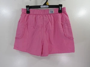 New 365 Kids Shorts Size 10 Pink Elastic Waist Pockets - Picture 1 of 5