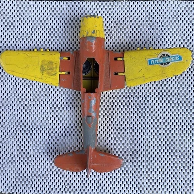 Hubley Flying Circus Plane for Parts or restoration has damage- b175 - Image 1 of 3