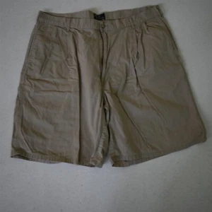 Polo Ralph Lauren 40x9" Khaki High Waist Pleated USA Made Vtg Mens Shorts - Picture 1 of 10