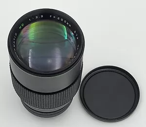 Hanimex Automatic MC 200mm Lens 1:3.3 Macro /w Case - For Parts/Repair - Picture 1 of 15