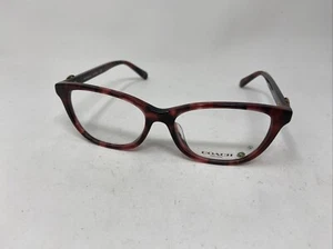 COACH HC 6180 5658 MILKY WINE TORTOISE RED 54-16-140 EYEGLASSES W244 - Picture 1 of 8