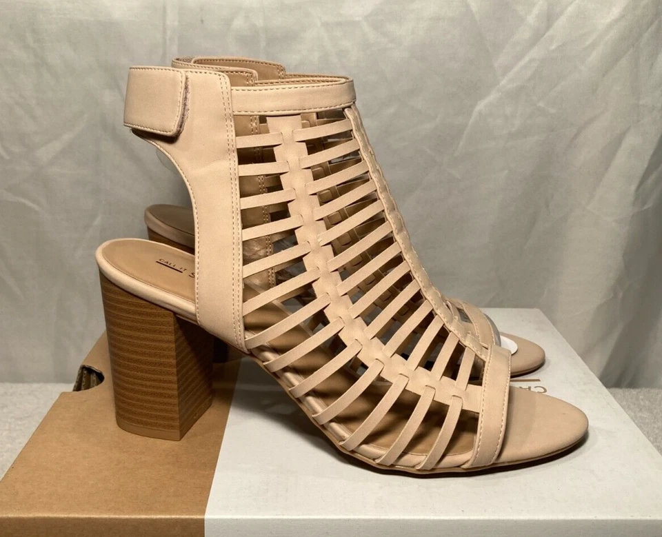 Call It Spring Womens Miriradia Caged Heeled Taupe Sandals UK 7 EU 40 - Image 1 of 4