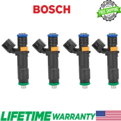 OEM 4X Bosch Fuel Injectors Fits Jeep Cherokee Dodge Dart Chrysler 2.4L 4593986 Foto 1 de 4