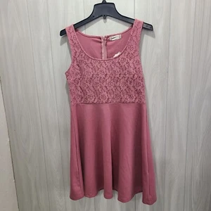 Altar'd State Floral Sleeveless Dress Pink Size L Babydoll Fairy dance festival - Picture 1 of 8