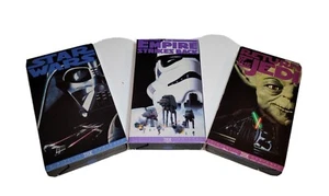 STAR WARS TRILOGY On VHS -THX Digitally Remastered (Original, 1995, 3-Tape Set) - Picture 1 of 9