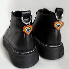 Rainbow Rainbow Hearts Boots Decoration Love Styling Shoes Accessories  Gifts
