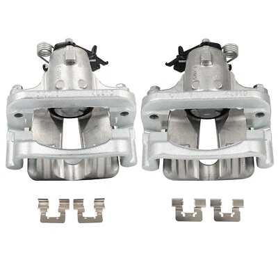 Par de pinzas de freno traseras con soporte para 12-16 Buick LaCrosse 11-17 Buick Regal Foto 1 de 4