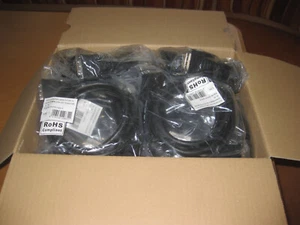 5 Stk. DVI connection Cable DVI(24+1) 2 xferrit M/M 2.0 m DVI-D dual link,UL, bl - Bild 1 von 5