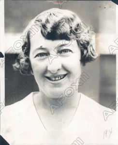 1930 Professional Tennis Player Mrs Emily Johnson Press Photo - Picture 1 of 2