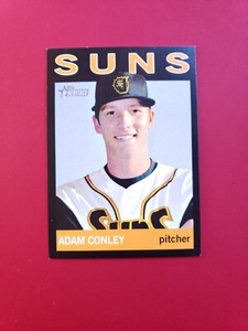 2013 Topps Heritage Minor League Edition Black /96 adam conley Adam Conley #205