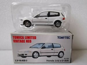 *NEW* Tomytec Tomica Limited Vintage Honda Civic EG6 SiR LV-N48 White