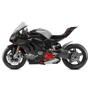 Black Fairing Kit For Ducati Panigale V4 V4S V4-R V4-SP2 2023 2024 ABS Bodywork - Picture 1 of 7