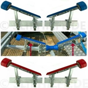 Zentrierhilfe V-Gleitschiene Plus - blau/rot | Sliphilfe Auffahrhilfe Boot  - Bild 1 von 3