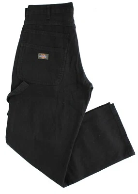 Pantalones de carpintero Dickies para hombre calce relajado lona de pato 9 bolsillos pierna recta pantalón Foto 1 de 4