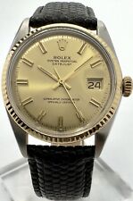 Rolex DateJust 1975 Ref 1601/1603 Sunburst Dial Gents 36mm Vintage Watch, Superb