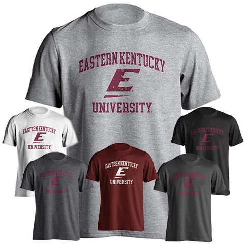 Eastern Kentucky University EKU Colonels Retro Distressed Short Sleeve T-Shirt Cover