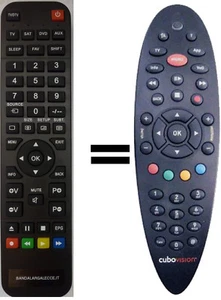 Telecomando gia' programmato per TELECOM CUBOVISION - Foto 1 di 1
